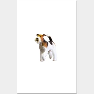 Fox Terrier Wire Foxy Dog Posters and Art